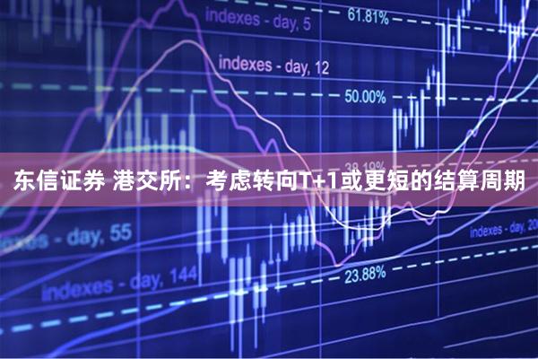 东信证券 港交所：考虑转向T+1或更短的结算周期